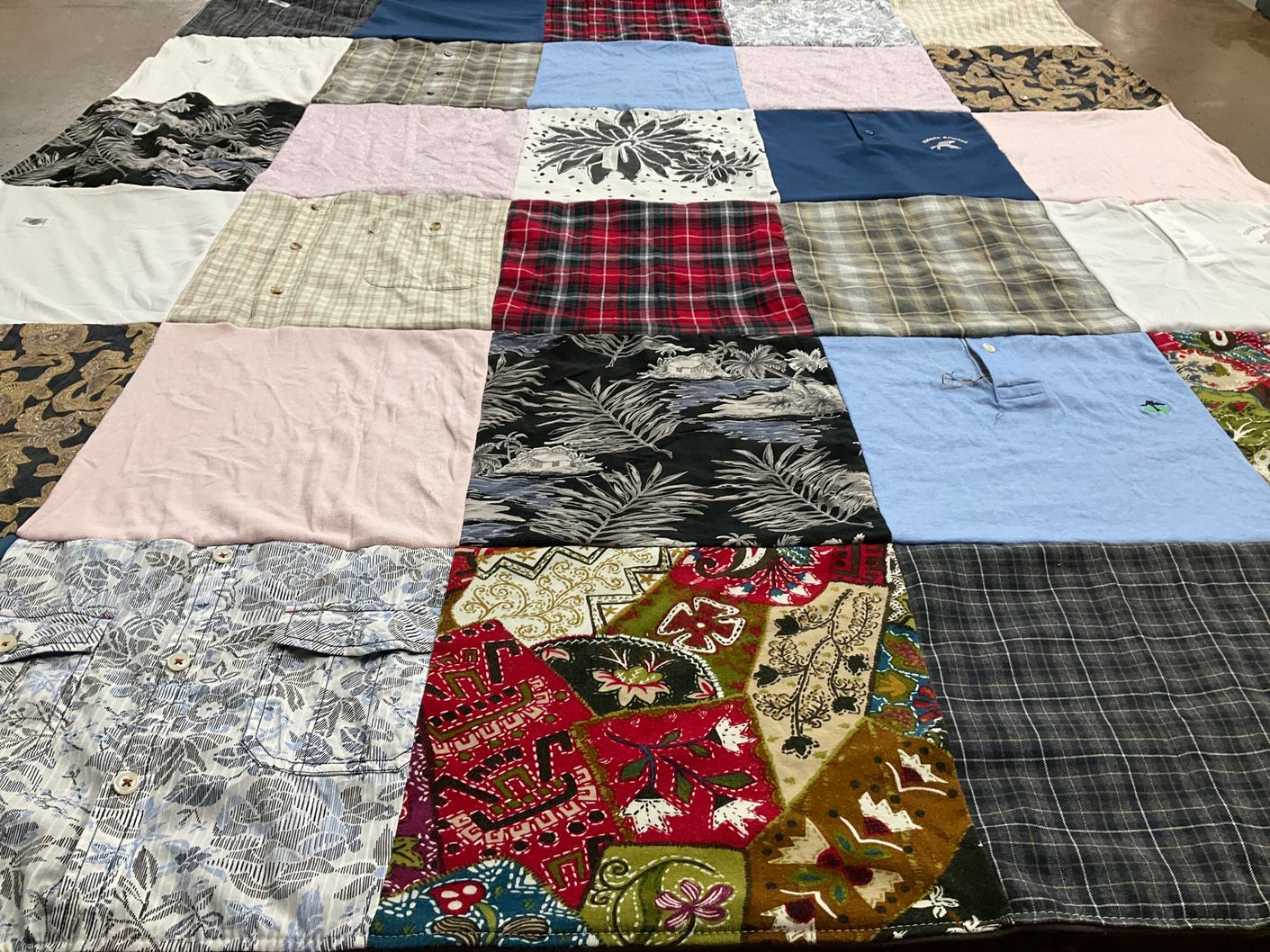 T-shirt quilt by Laura from CA