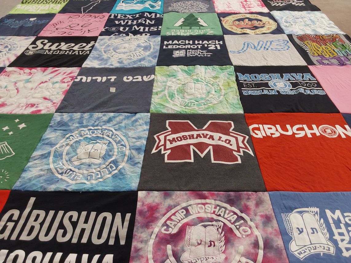 T-shirt quilt from moshava l.q. by Dalia from NJ
