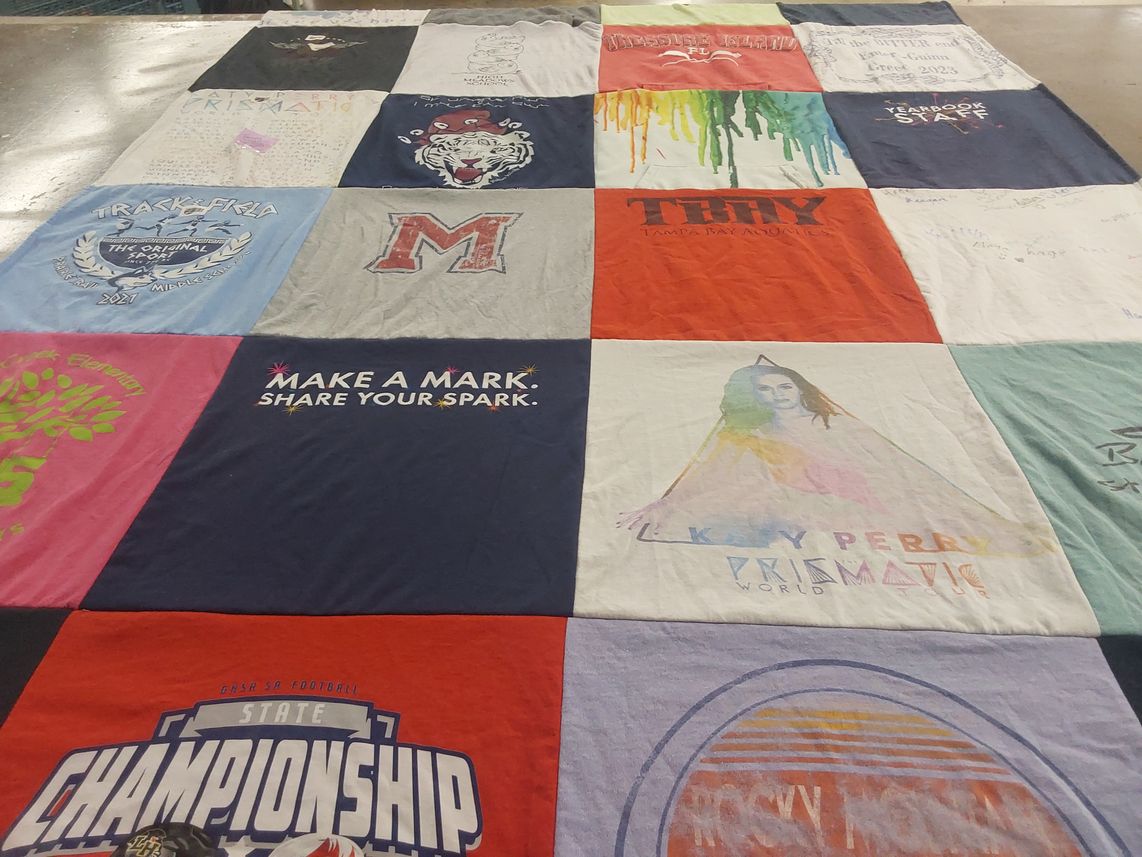 T-shirt quilt featuring gasa sa football by Debbie from GA