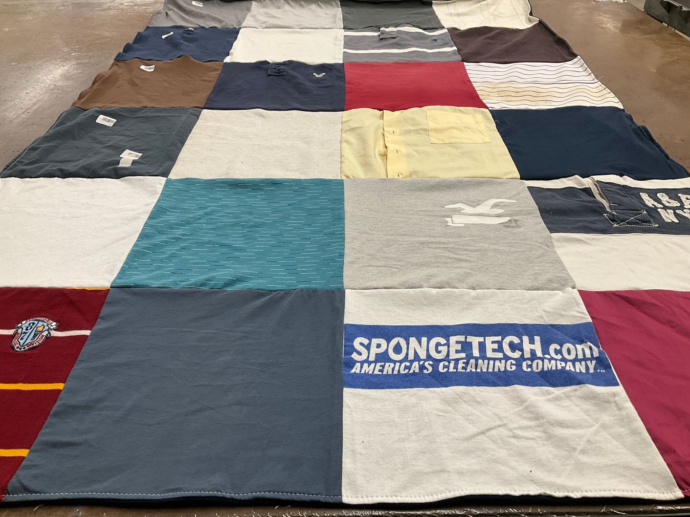 T-shirt quilt by Kendall from NY