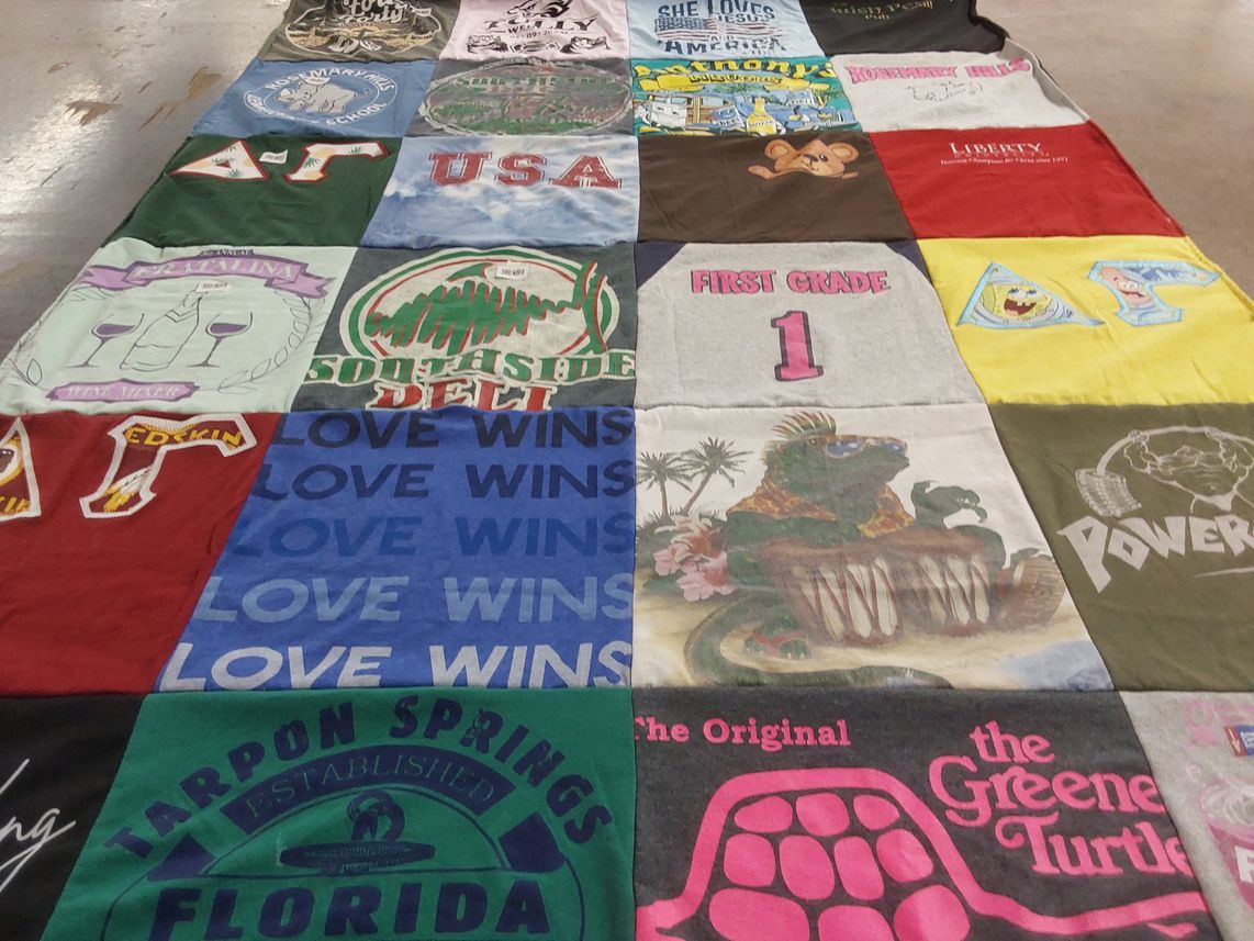 T-shirt quilt by Samantha from MD