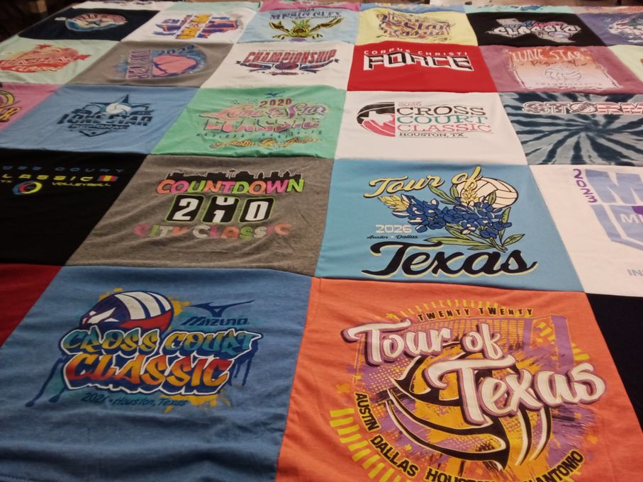 T-shirt quilt by Holly from TX