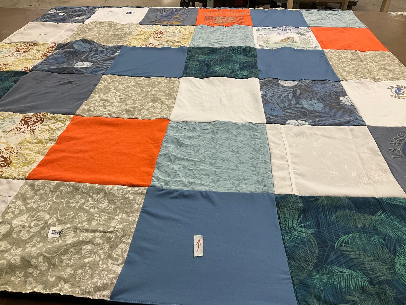 T-shirt quilt by Jessica from TN