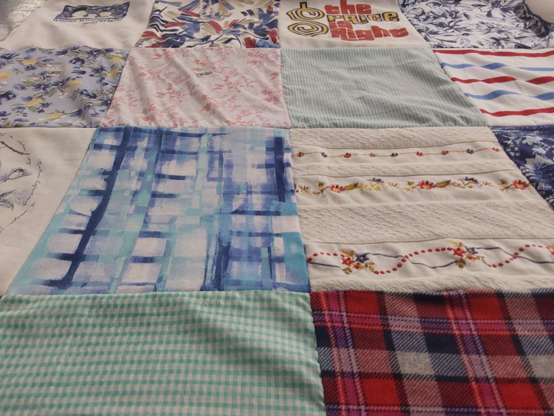 T-shirt quilt by Pierre from ME