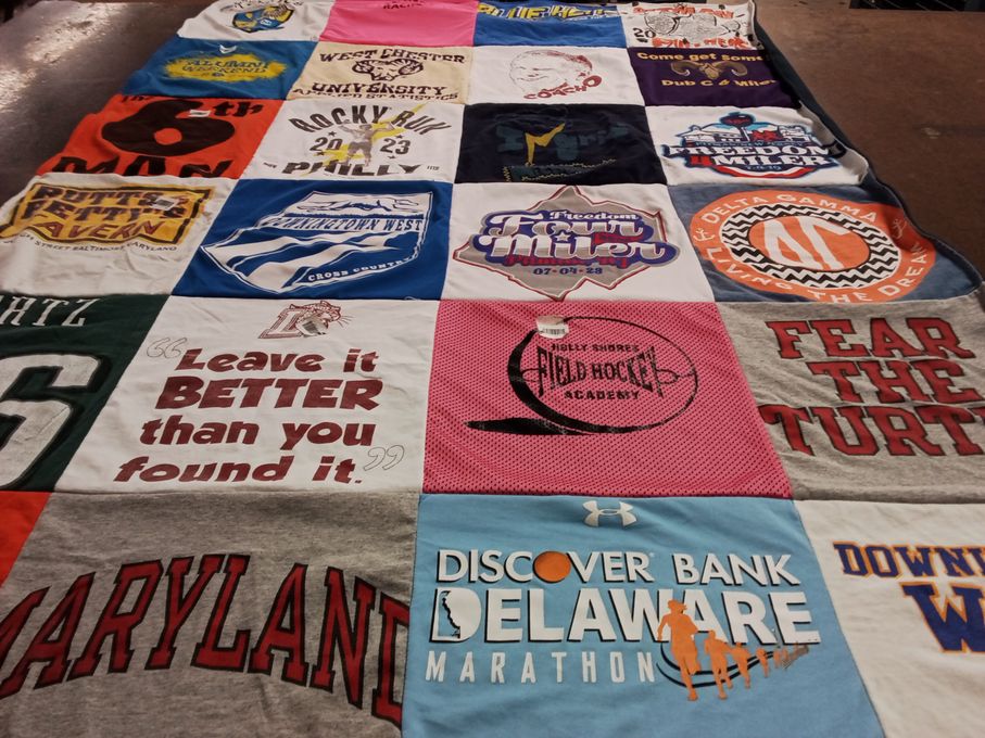 T-shirt quilt featuring holly shores field hockey academy by Sean from MD
