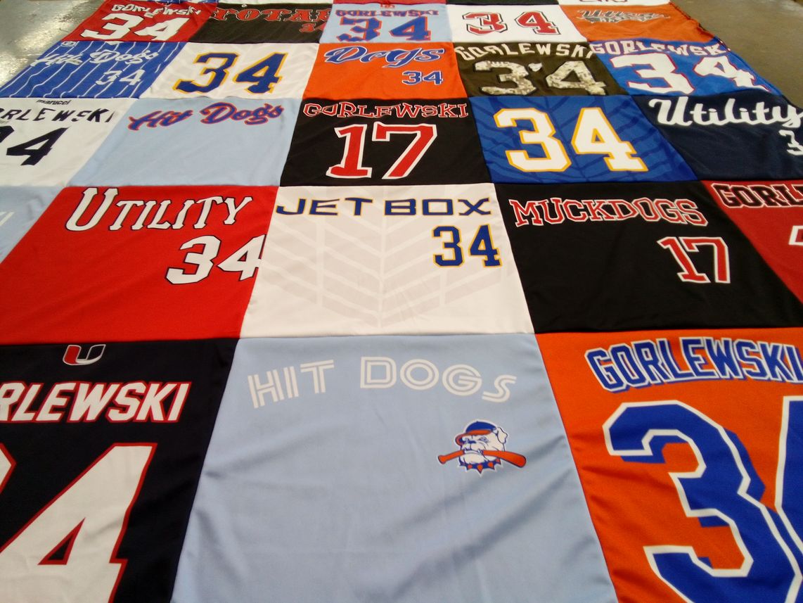 T-shirt quilt by Debra from MI