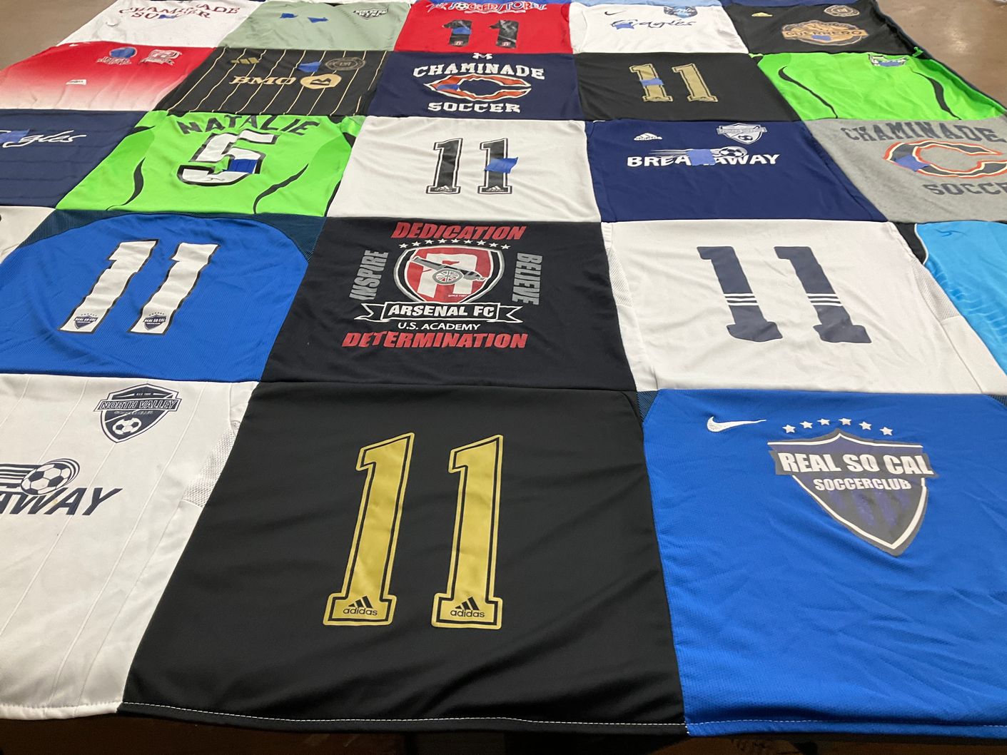 T-shirt quilt from chaminade college preparatory by Hilary from CA