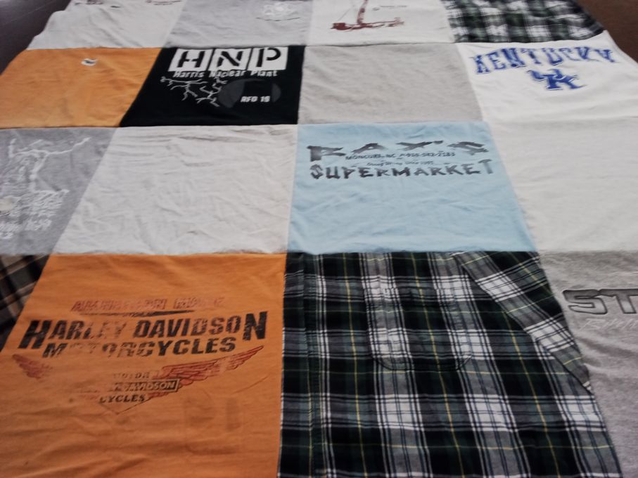 T-shirt quilt from university of kentucky by Mary from KY