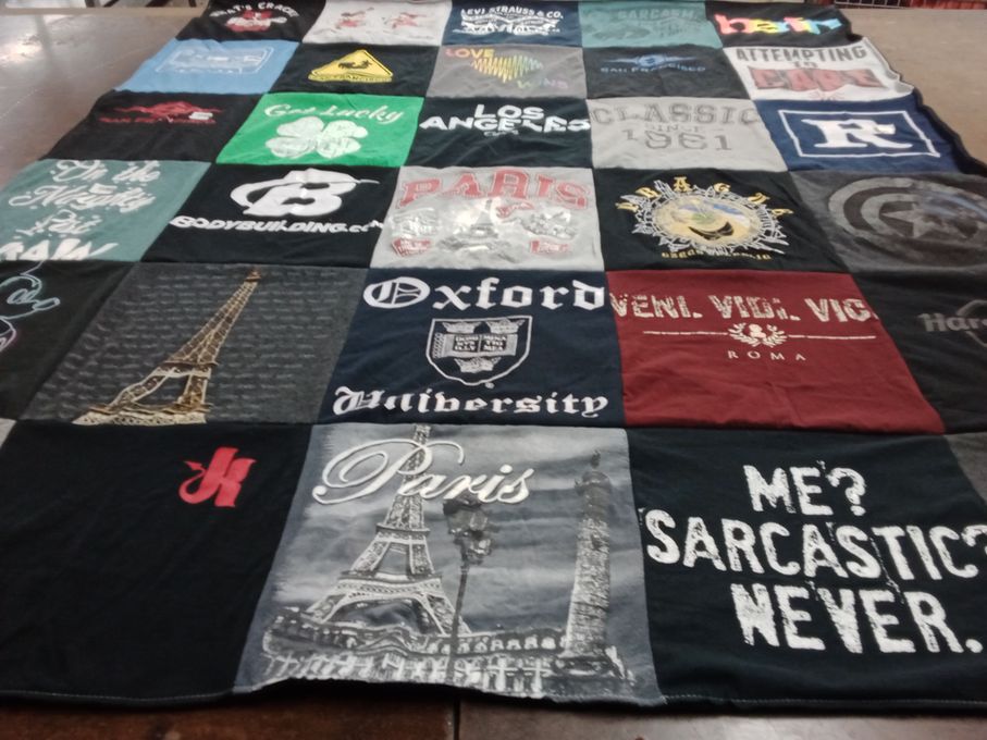 T-shirt quilt from oxford university by William from CA