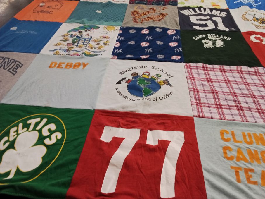 T-shirt quilt featuring boston celtics by Erin from NY