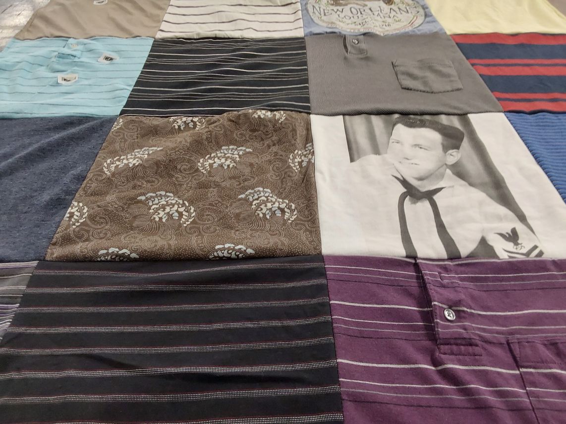 T-shirt quilt by Joyce from MO