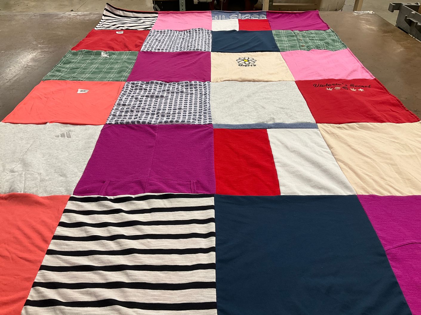 T-shirt quilt by Emily from TX
