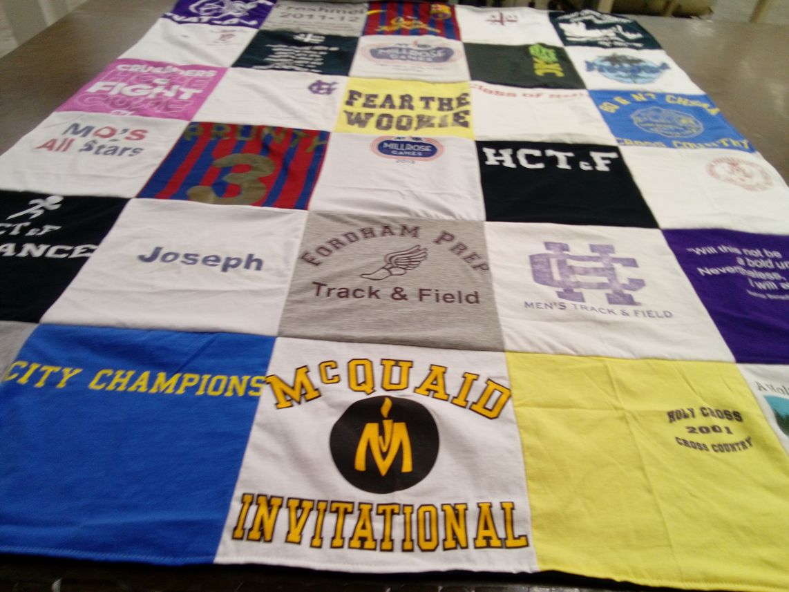 T-shirt quilt featuring mcquaid invitational by Laura from NY
