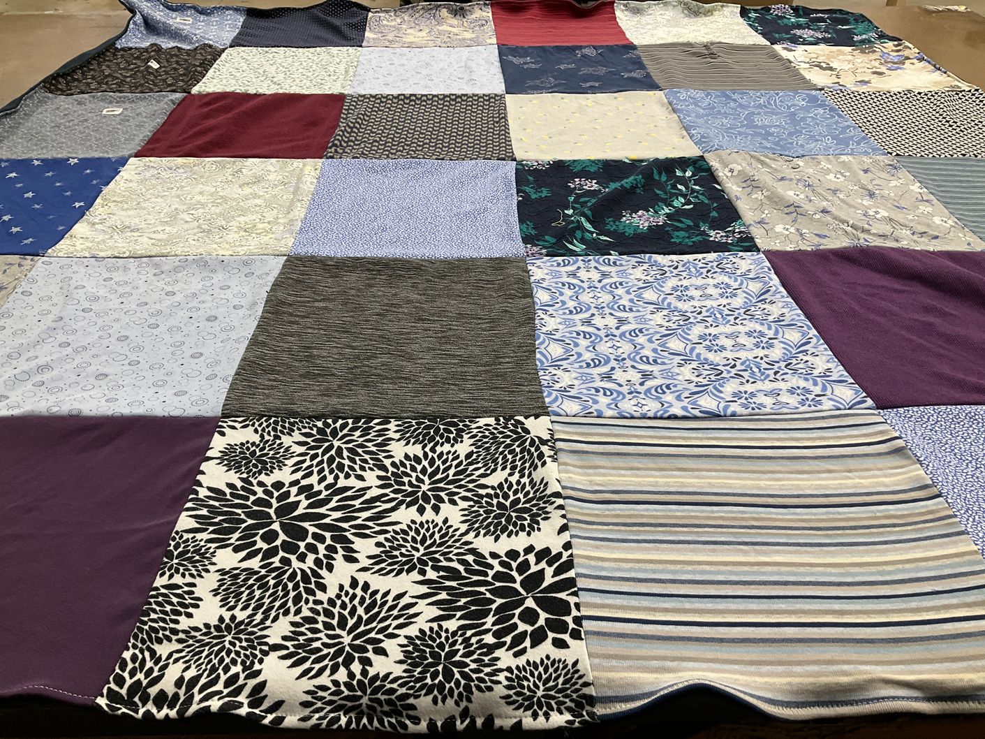 T-shirt quilt by Trudy from WI