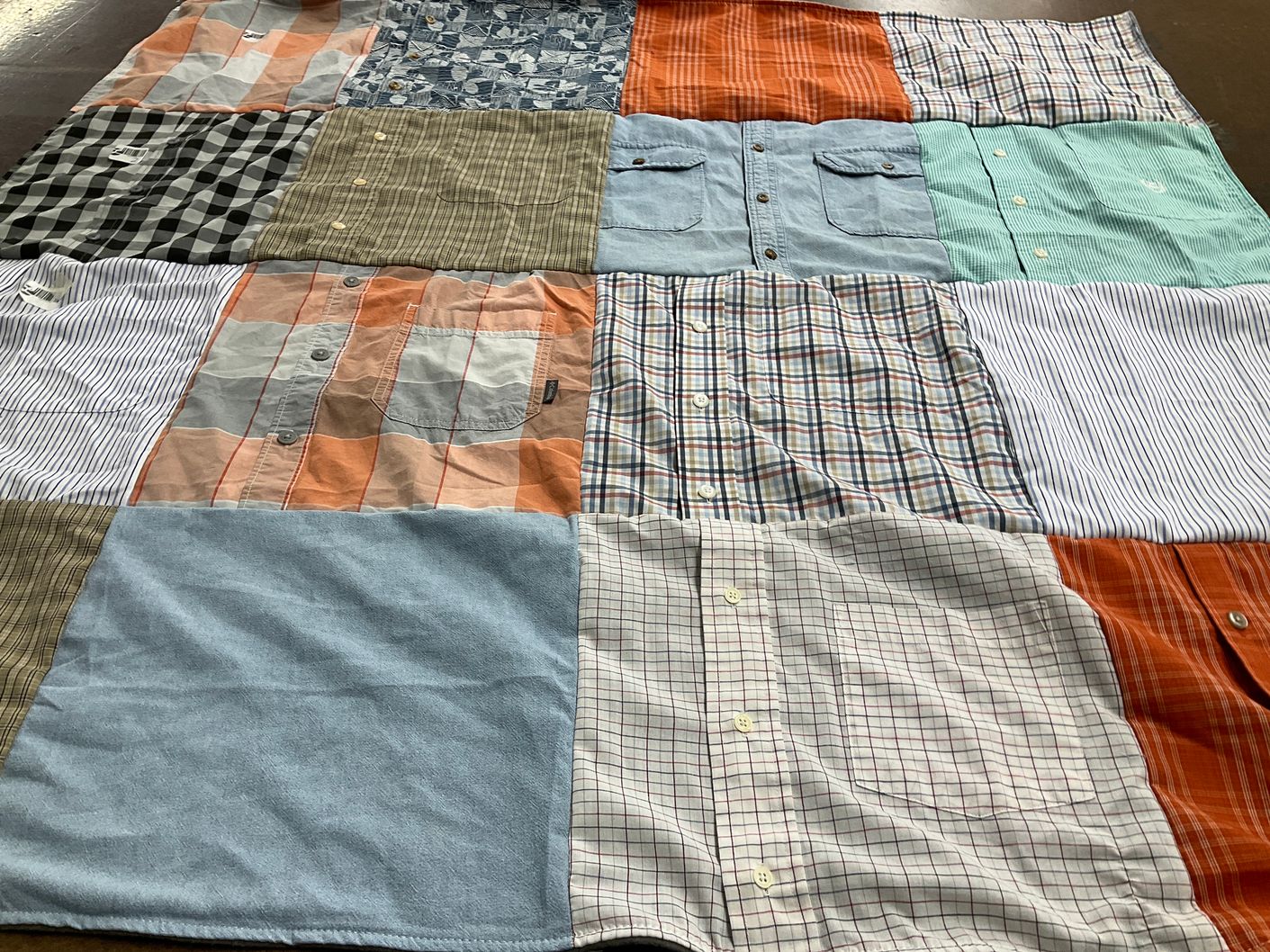 T-shirt quilt by Robin from AZ