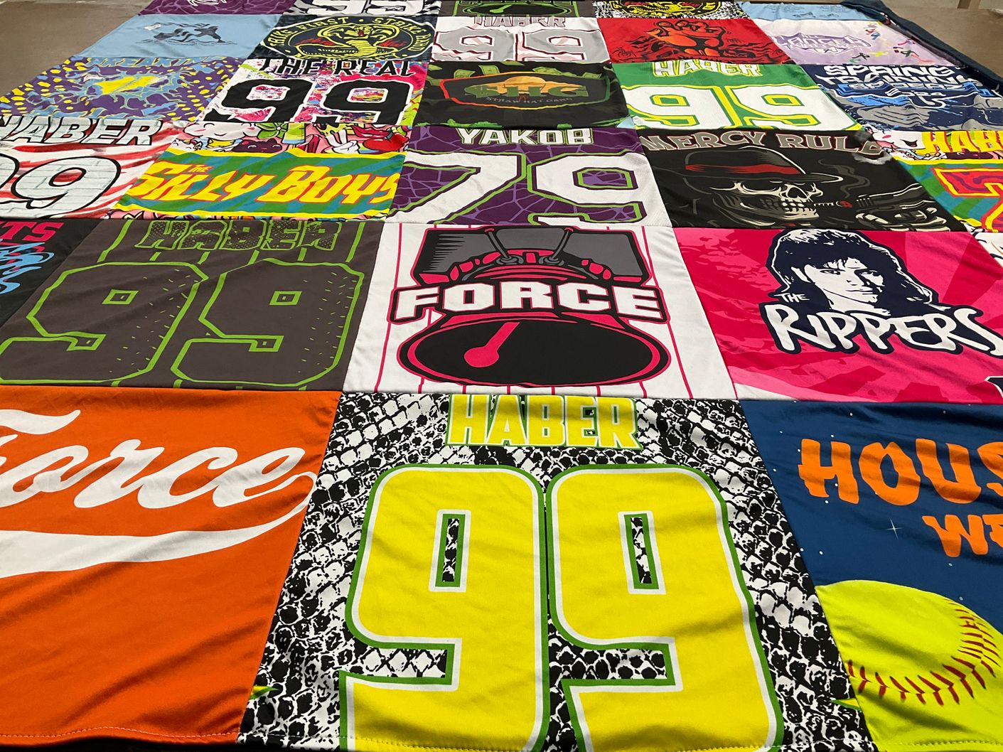 T-shirt quilt by Sydney from PA