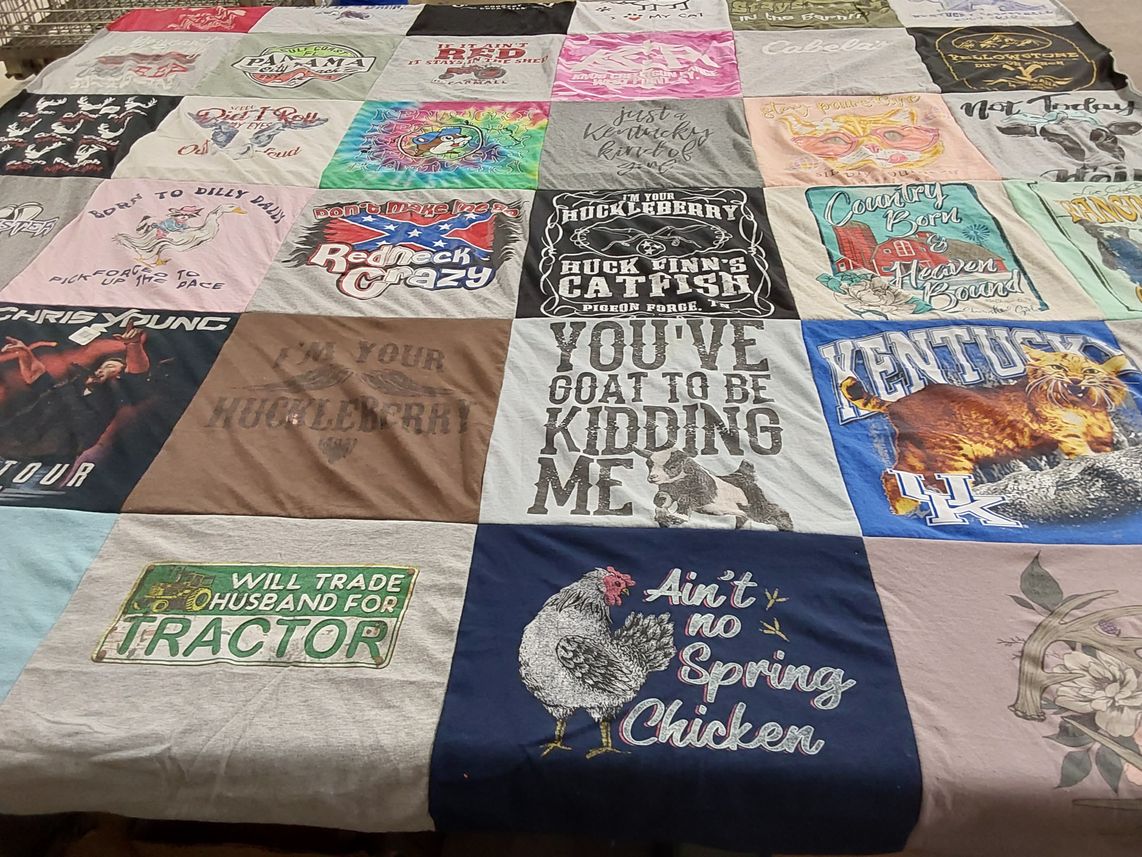 T-shirt quilt from university of kentucky by David from KY
