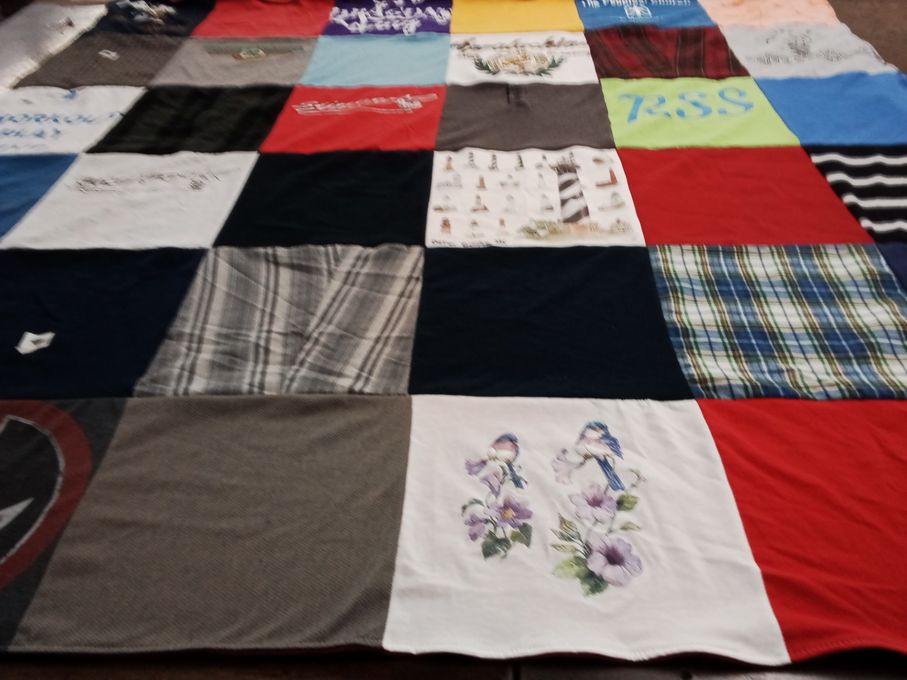 T-shirt quilt by Erin from NC