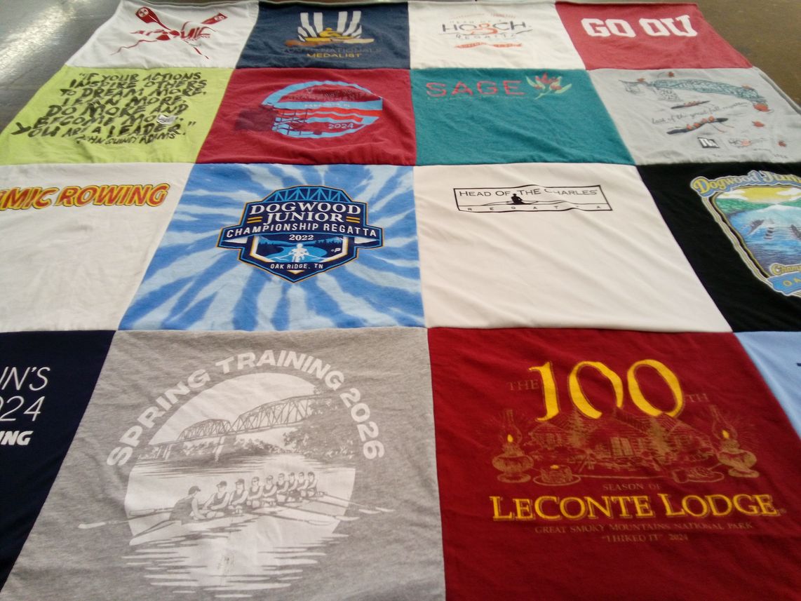 T-shirt quilt from oak ridge high school by Jessica from TN