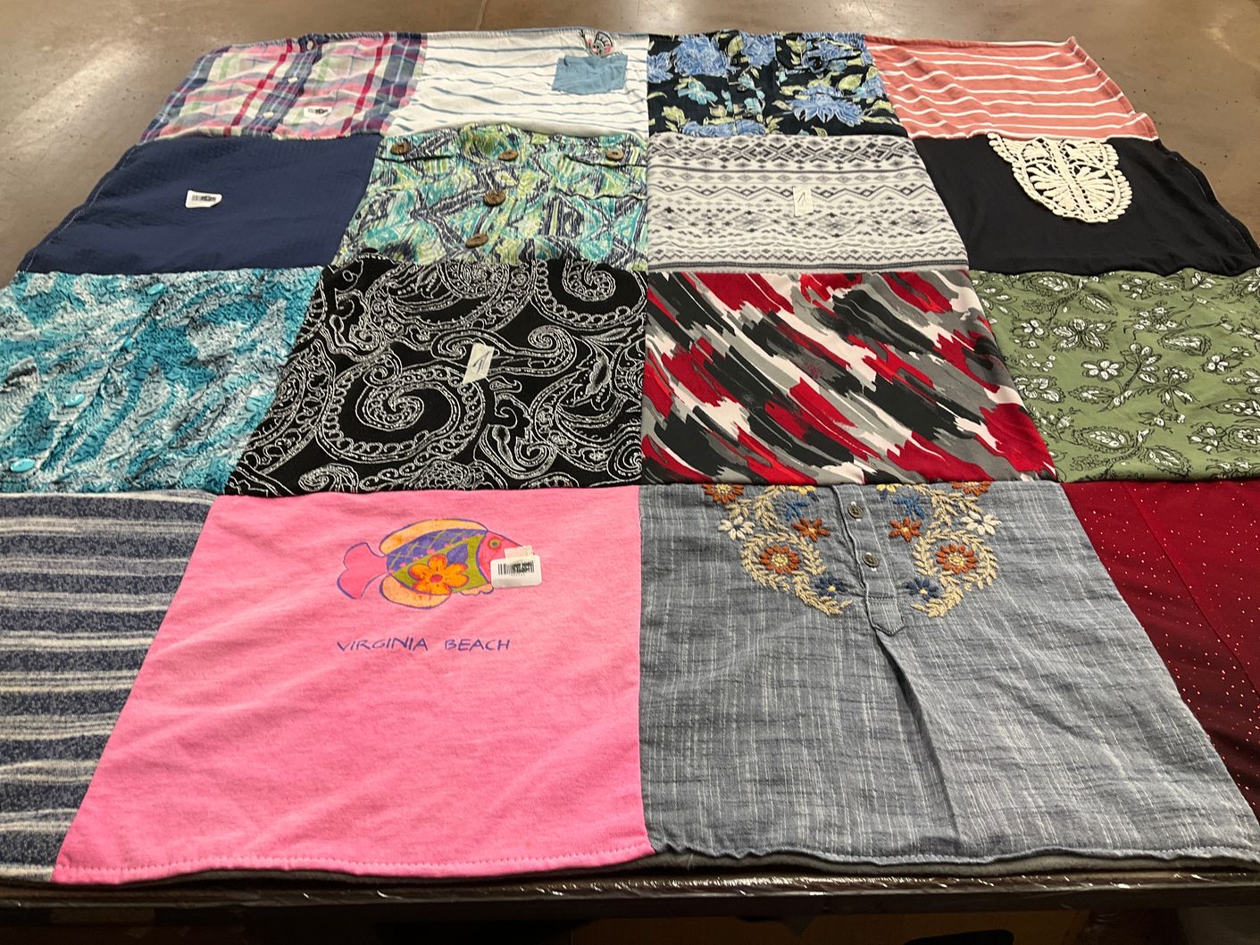 T-shirt quilt by Kathleen from RI