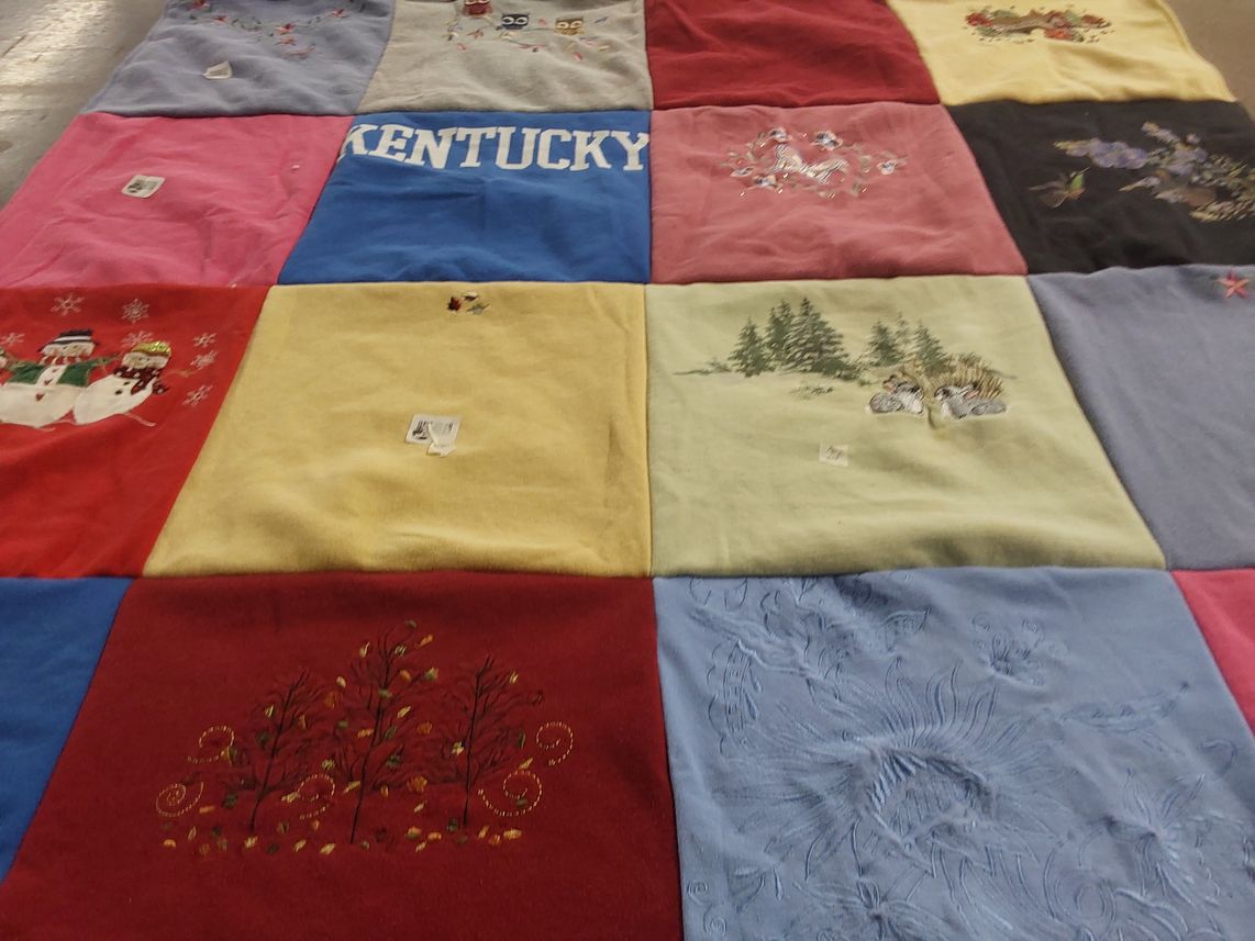 T-shirt quilt by Shelly from KY