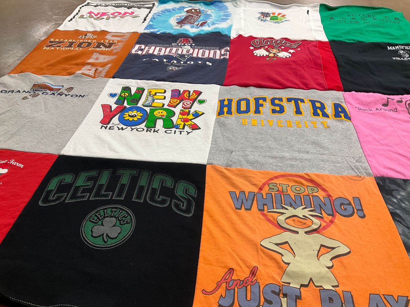T-shirt quilt featuring boston celtics by ana from MA