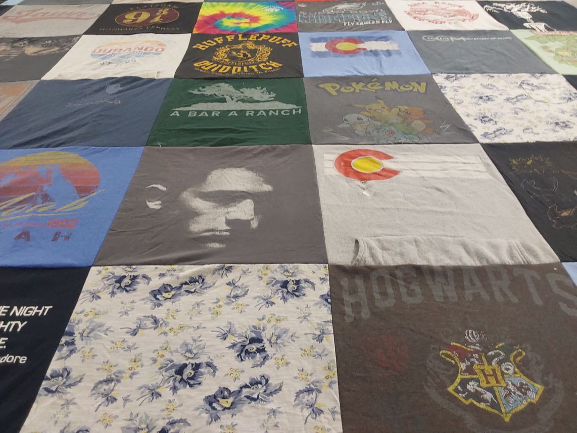 T-shirt quilt from university of colorado by Zachary from CO