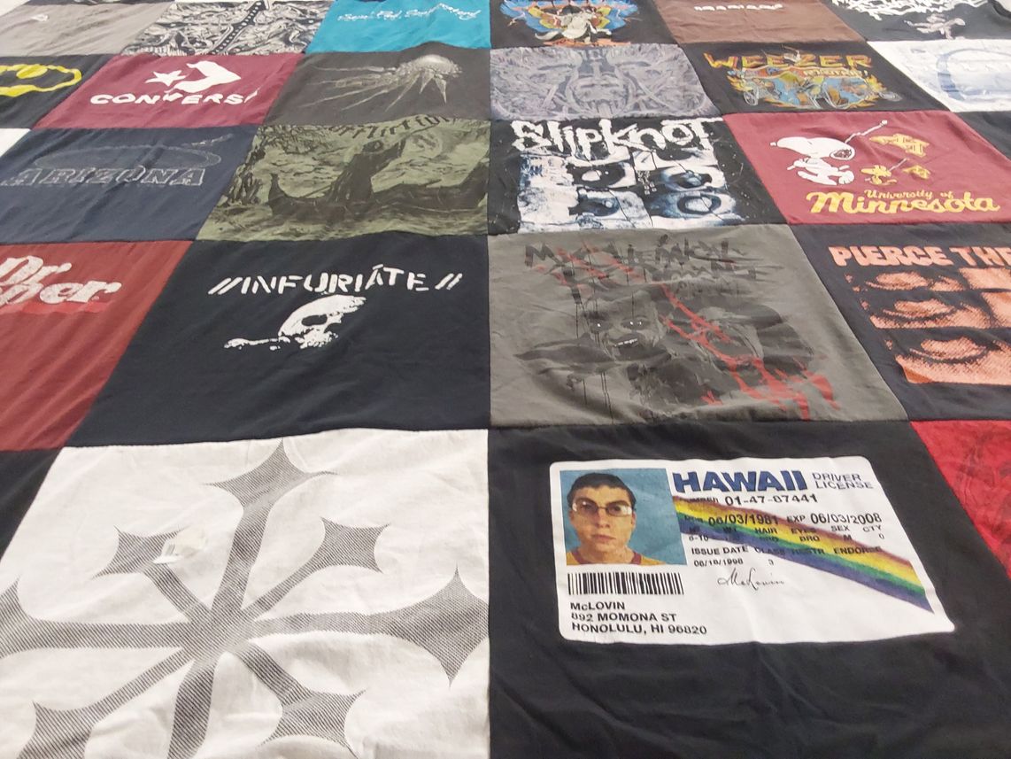 T-shirt quilt from university of minnesota by Jennifer from MN