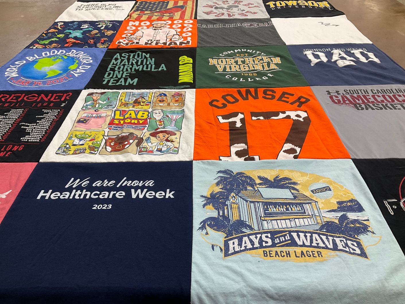 T-shirt quilt featuring south carolina gamecocks basketball by Frank from MD