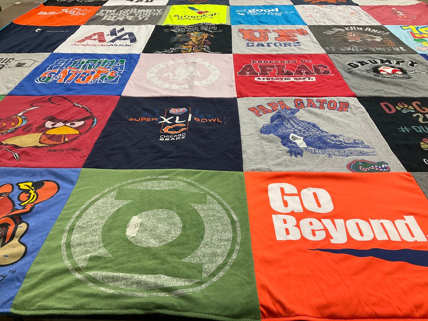 T-shirt quilt featuring university of florida gators by Sharon from FL