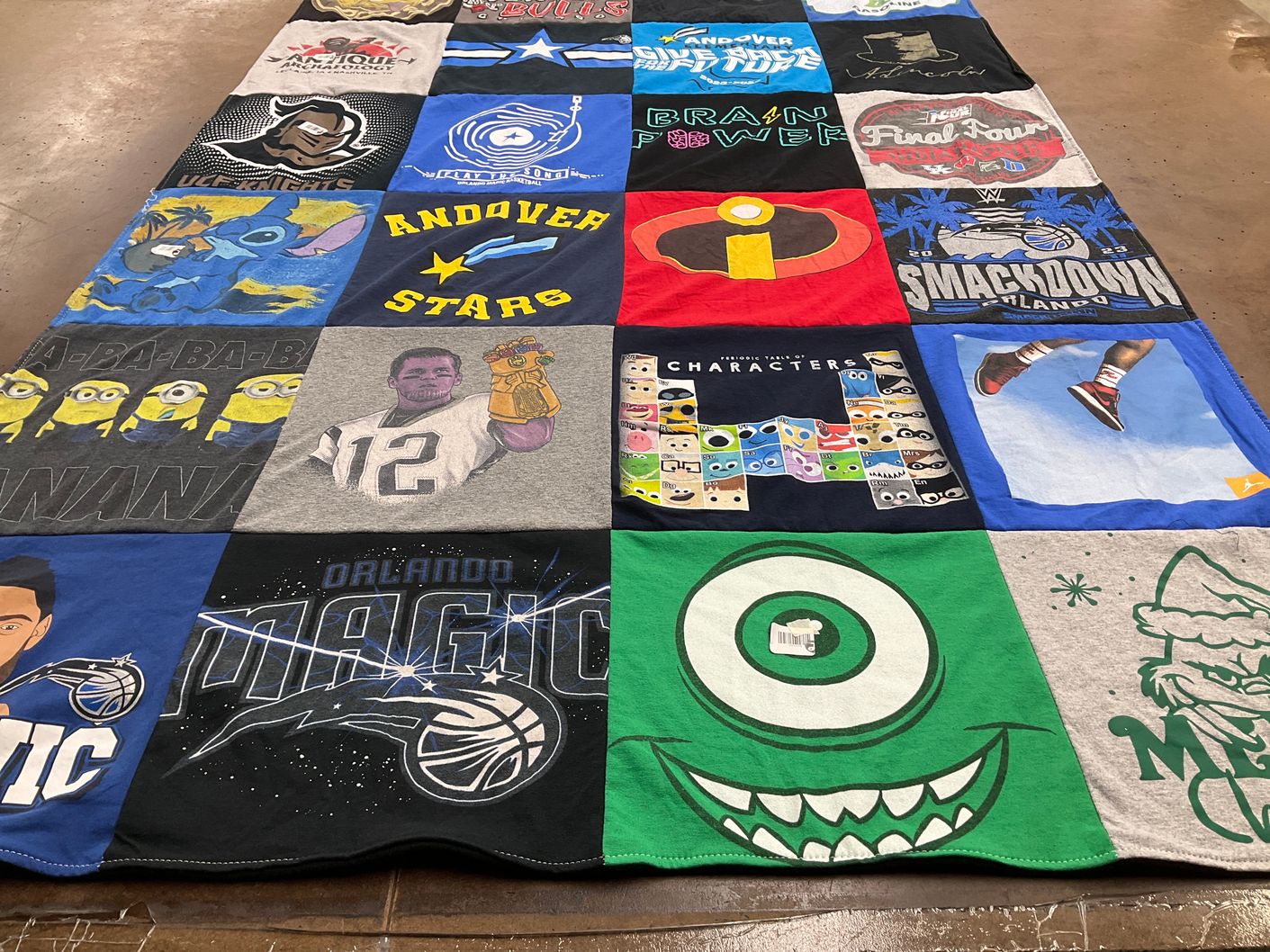 T-shirt quilt featuring orlando magic by Jessica  from FL