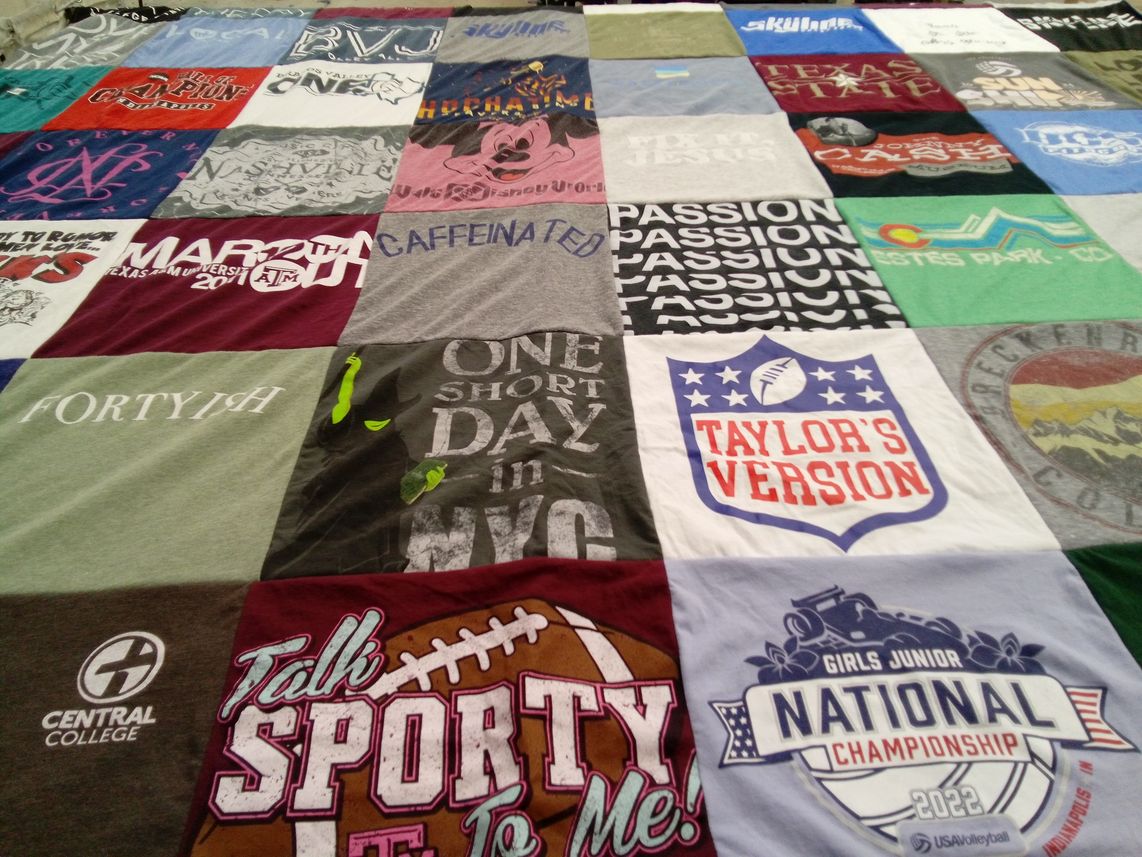 T-shirt quilt featuring texas a&m university by Risa from TX
