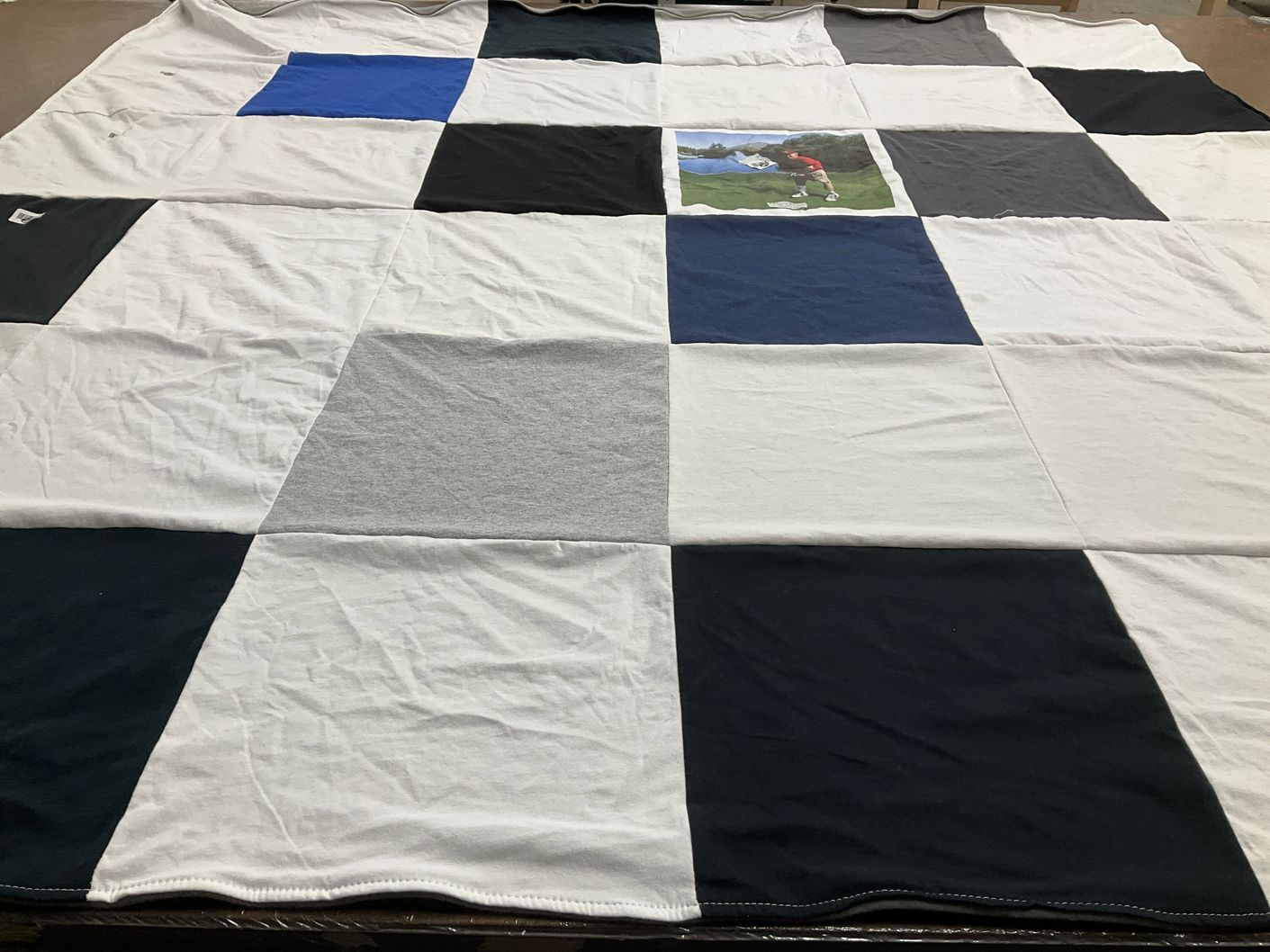 T-shirt quilt by Claudia from CA