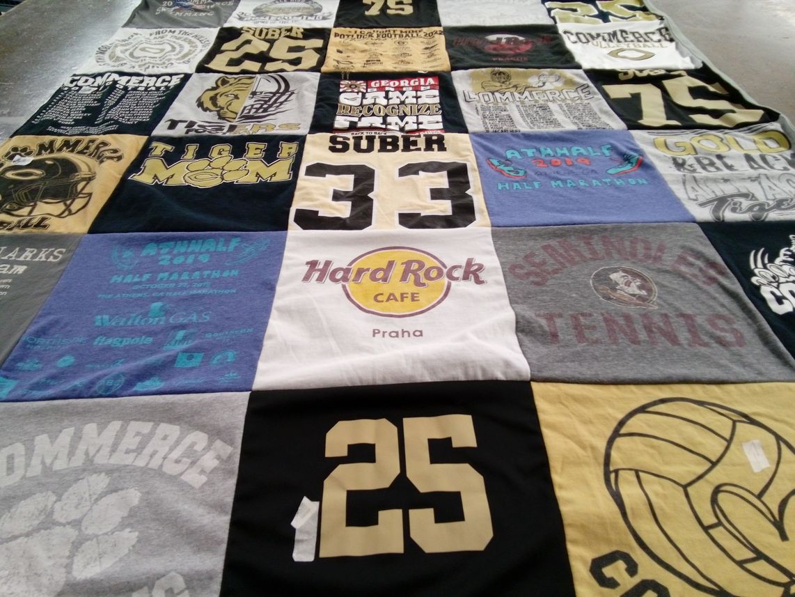 T-shirt quilt featuring seminoles tennis by Dawn from GA