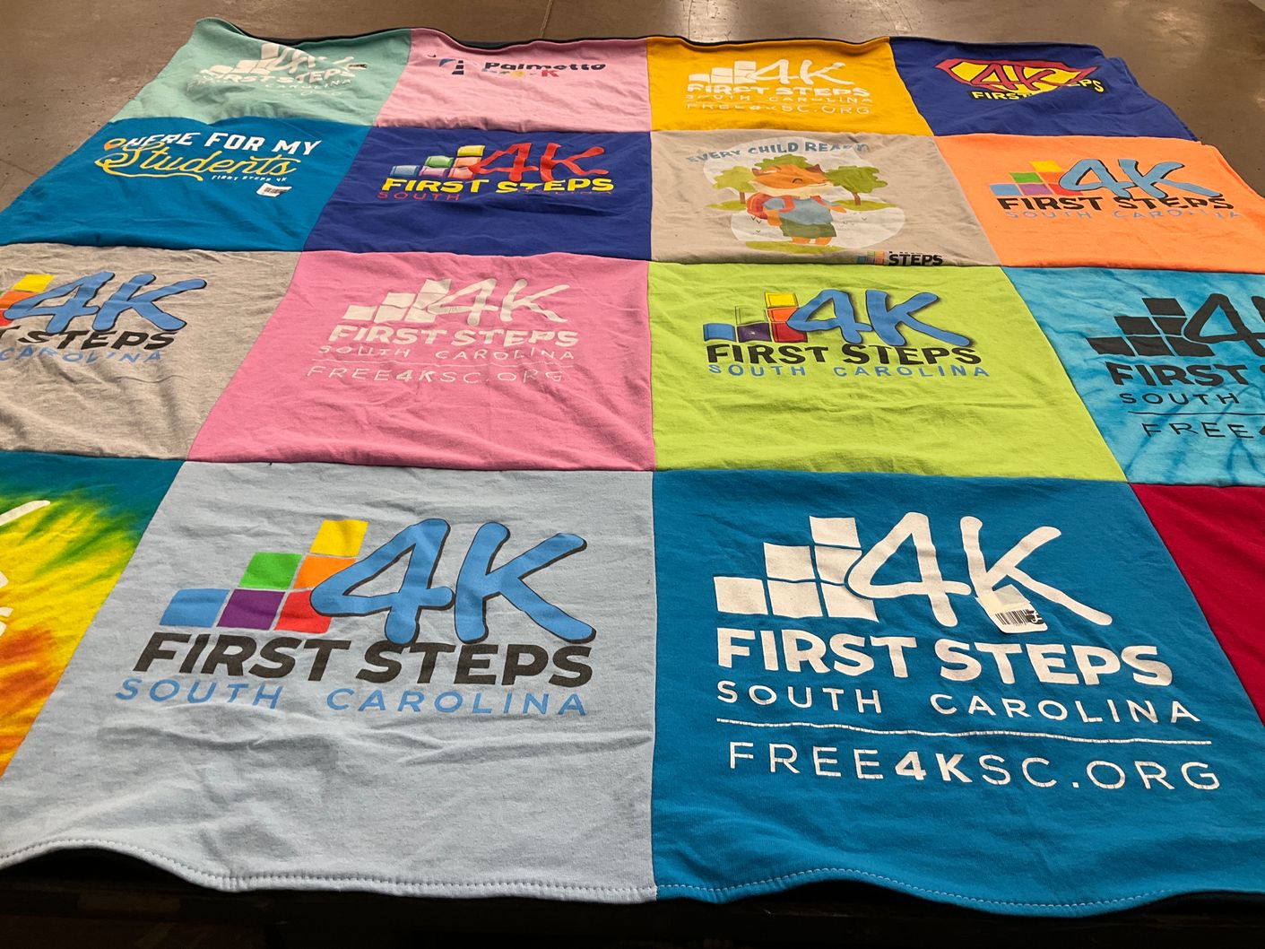 T-shirt quilt by Kristine from SC