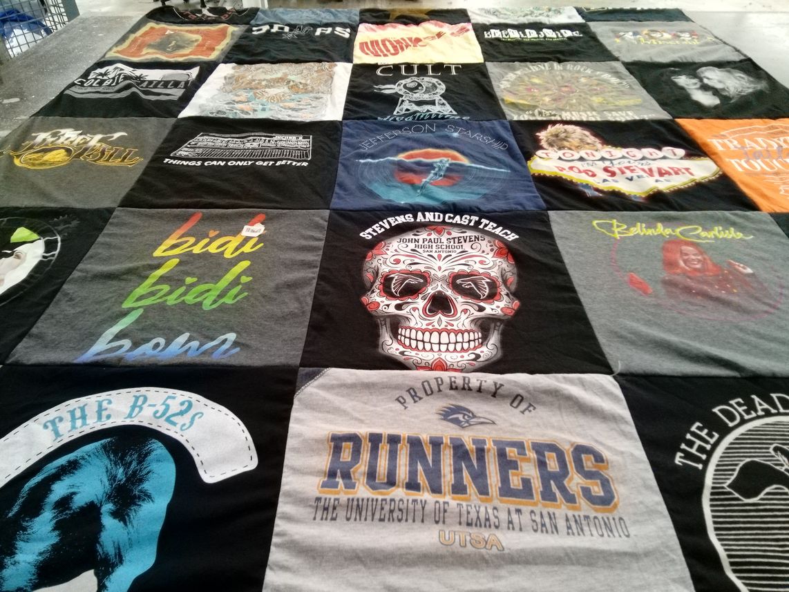 T-shirt quilt from the university of texas at san antonio by Theresa from TX