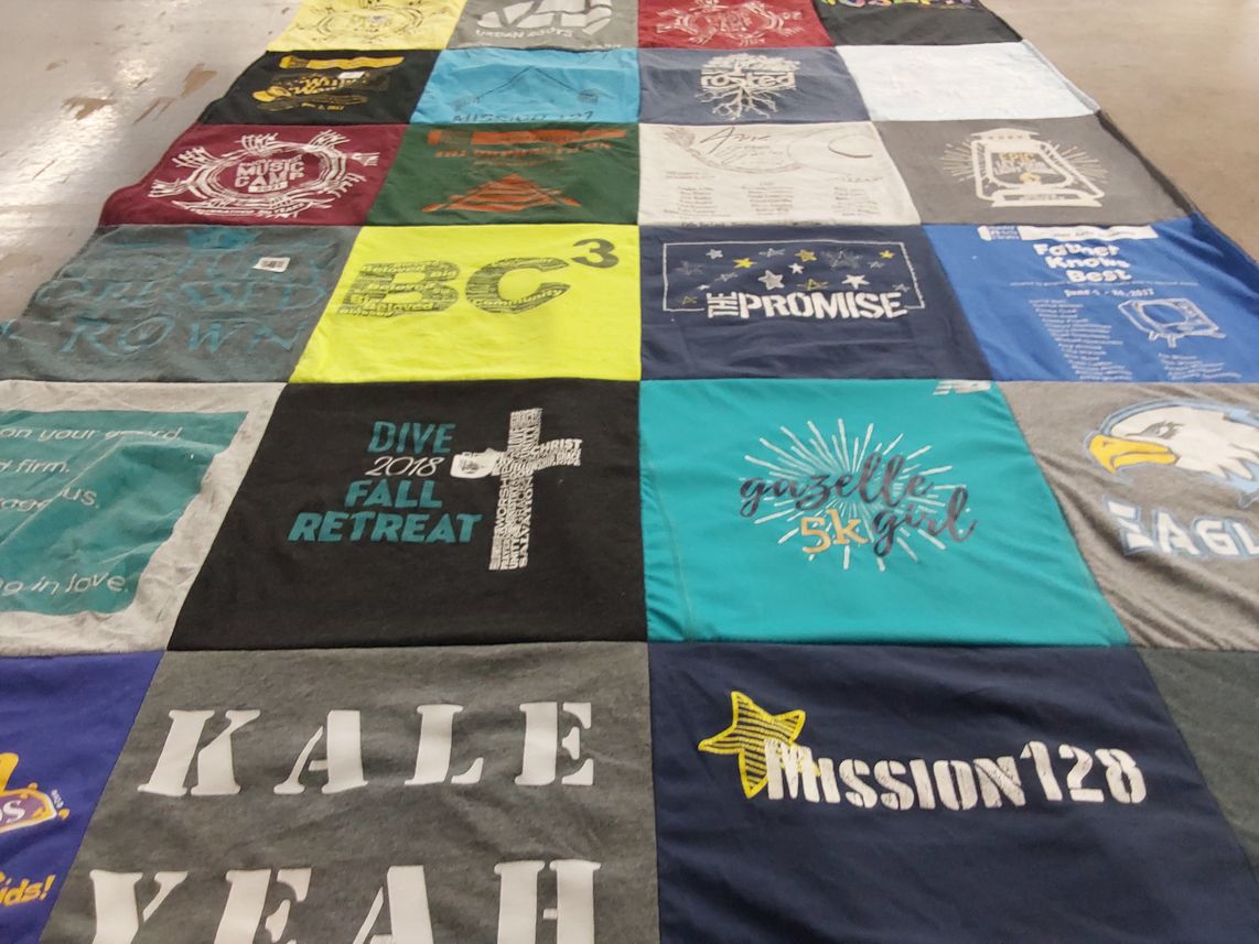 T-shirt quilt from unknown by Sammy from MI