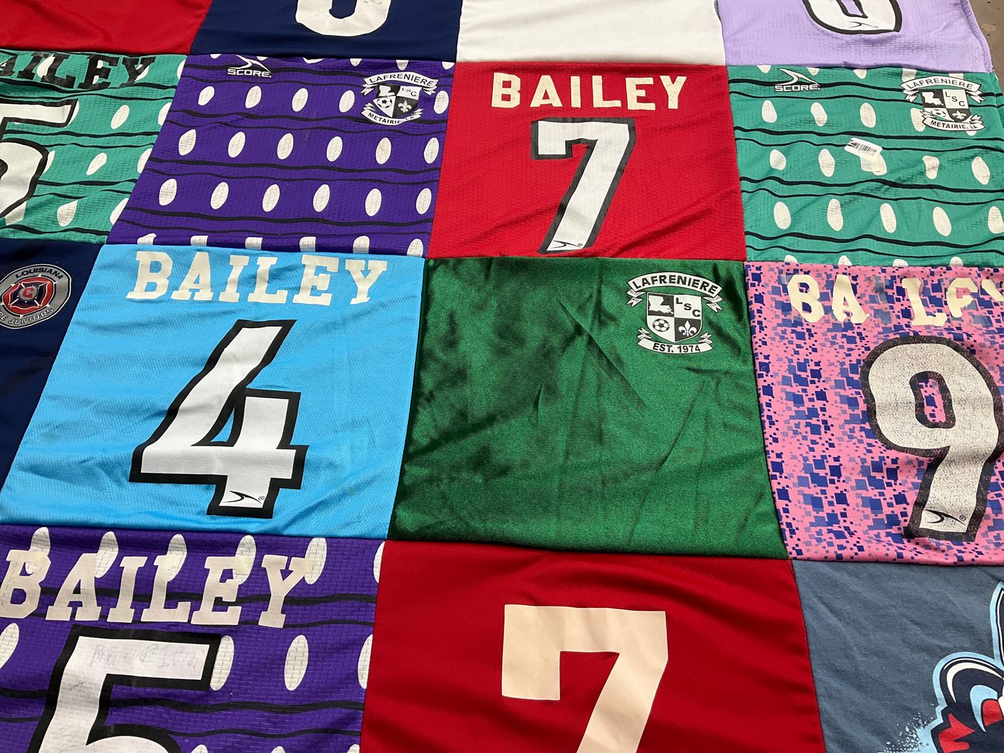 T-shirt quilt by Barbara from LA