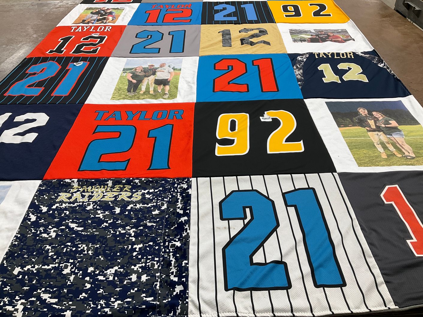 T-shirt quilt by Lori from VA