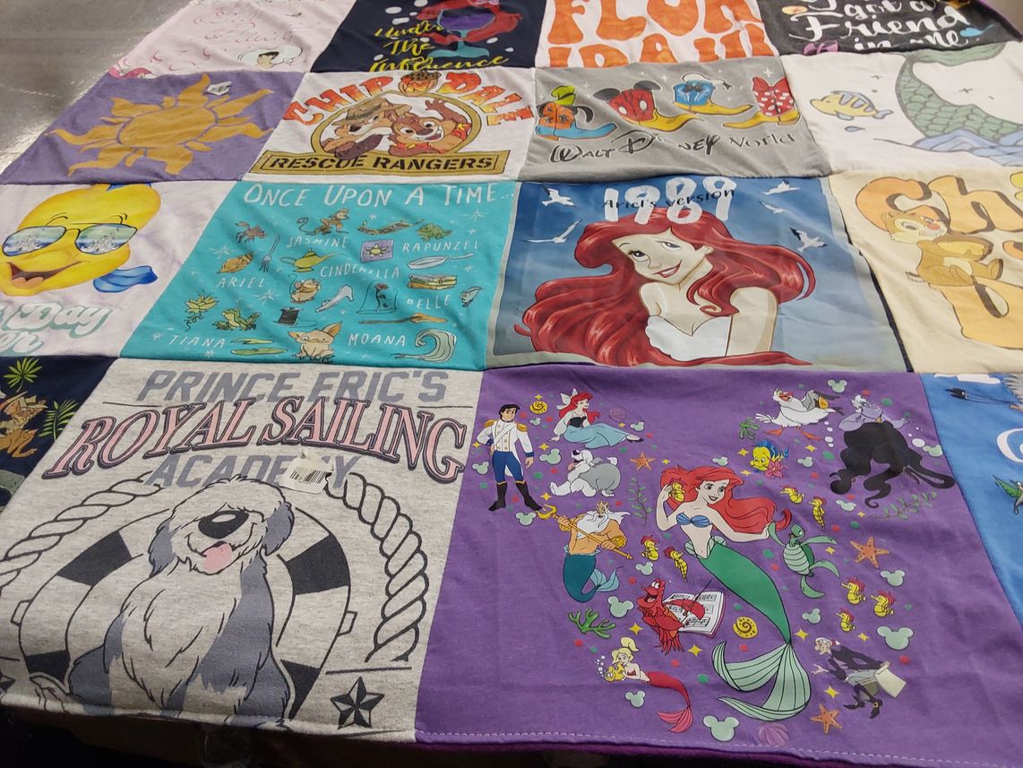 T-shirt quilt from prince eric's royal sailing academy by Tracy from IA