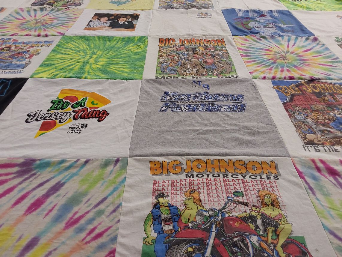 T-shirt quilt by Denise from NJ