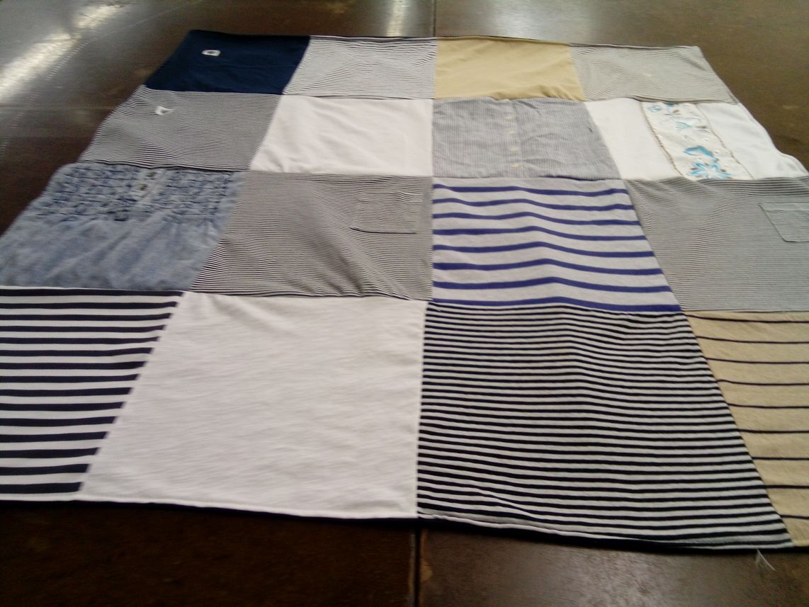 T-shirt quilt by Maria from KS