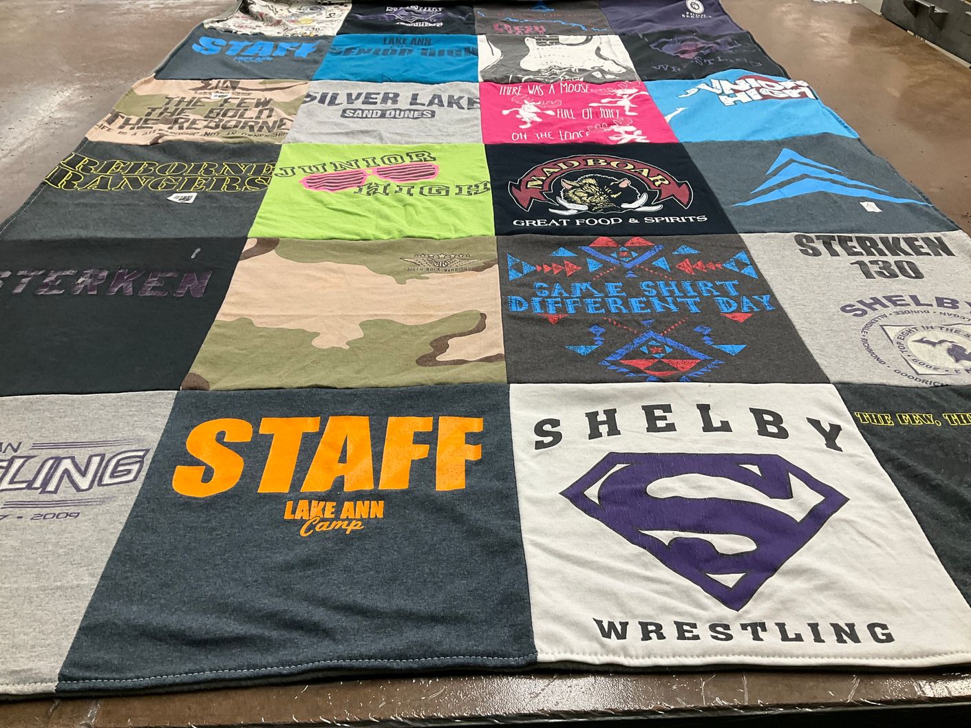 T-shirt quilt featuring shelby wrestling by Andrew from FL