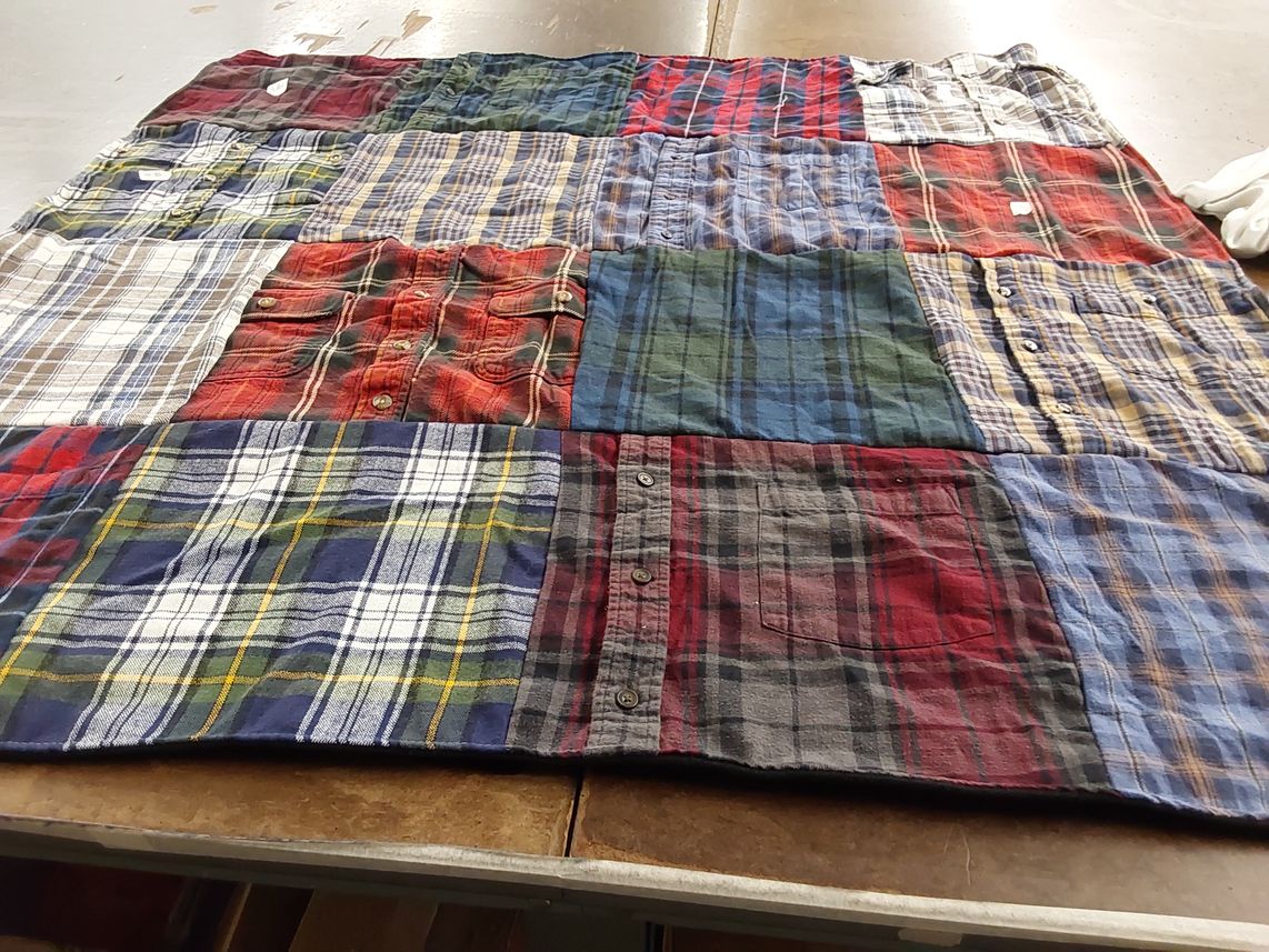 T-shirt quilt by Julie from WA