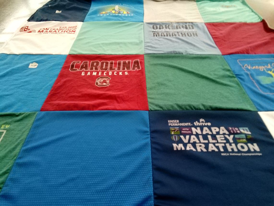 T-shirt quilt from university of south carolina by Tinamarie from SC