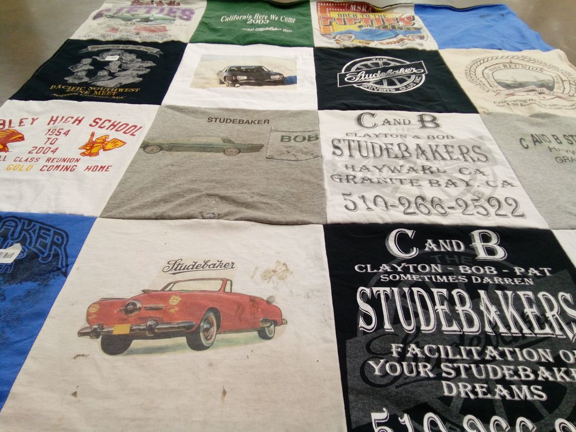 T-shirt quilt from san leandro high school by DeeDee from CA