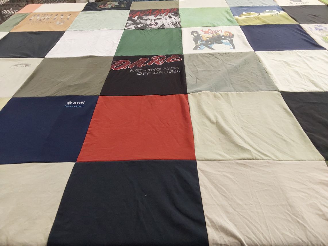 T-shirt quilt by Haley from PA