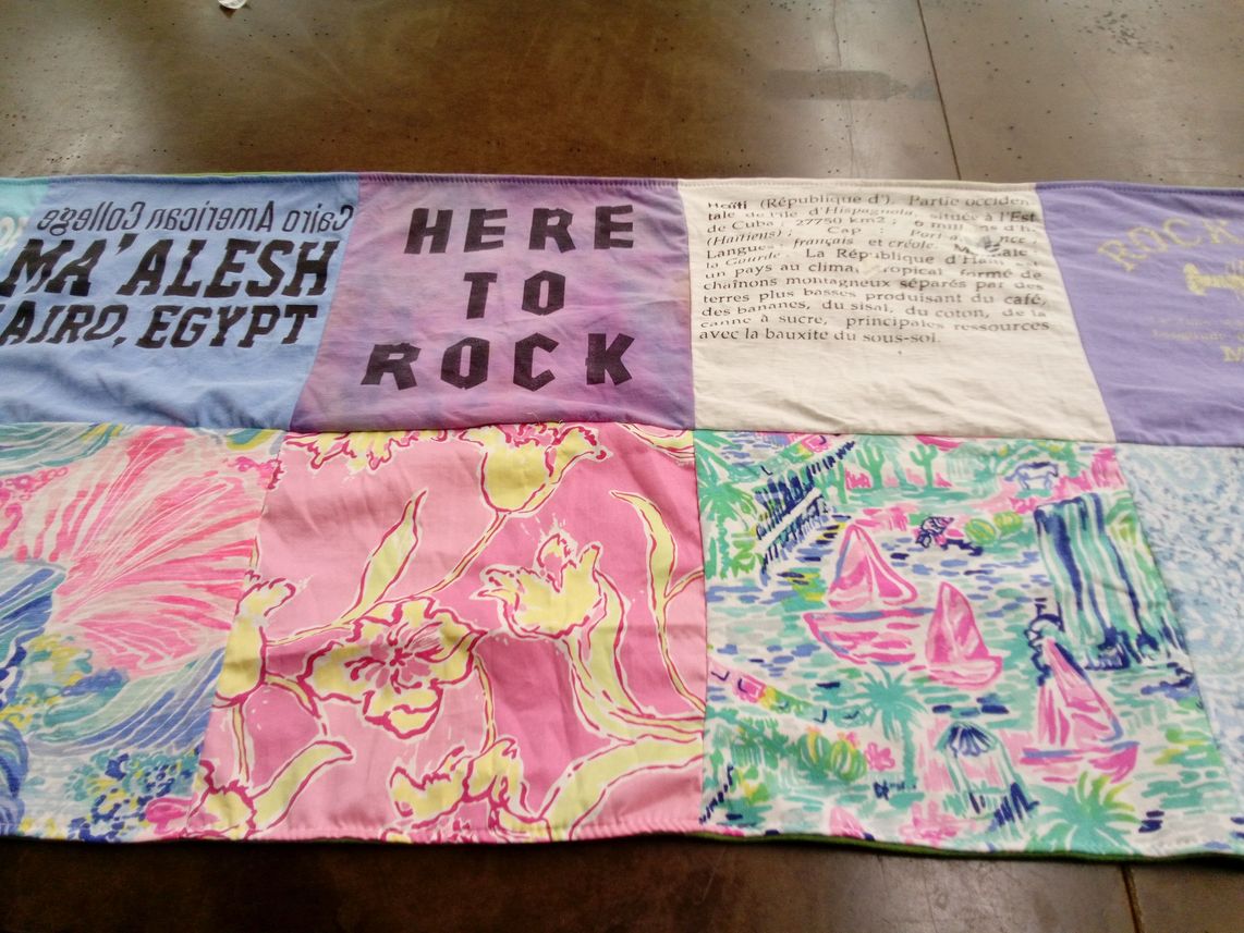 T-shirt quilt by Jocelyn from DC