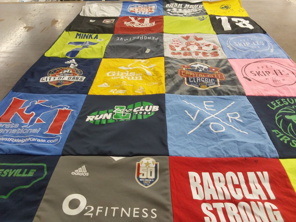 T-shirt quilt featuring capital city classic by Deborah from NC