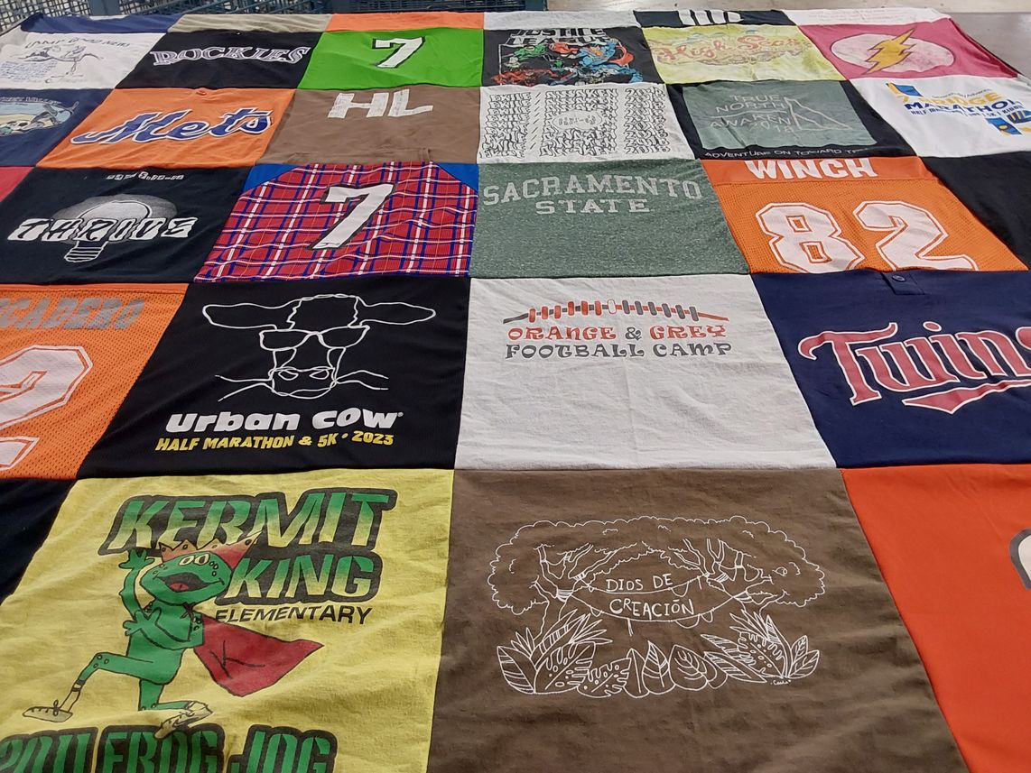 T-shirt quilt featuring colorado rockies, new york mets by Dawn from SC
